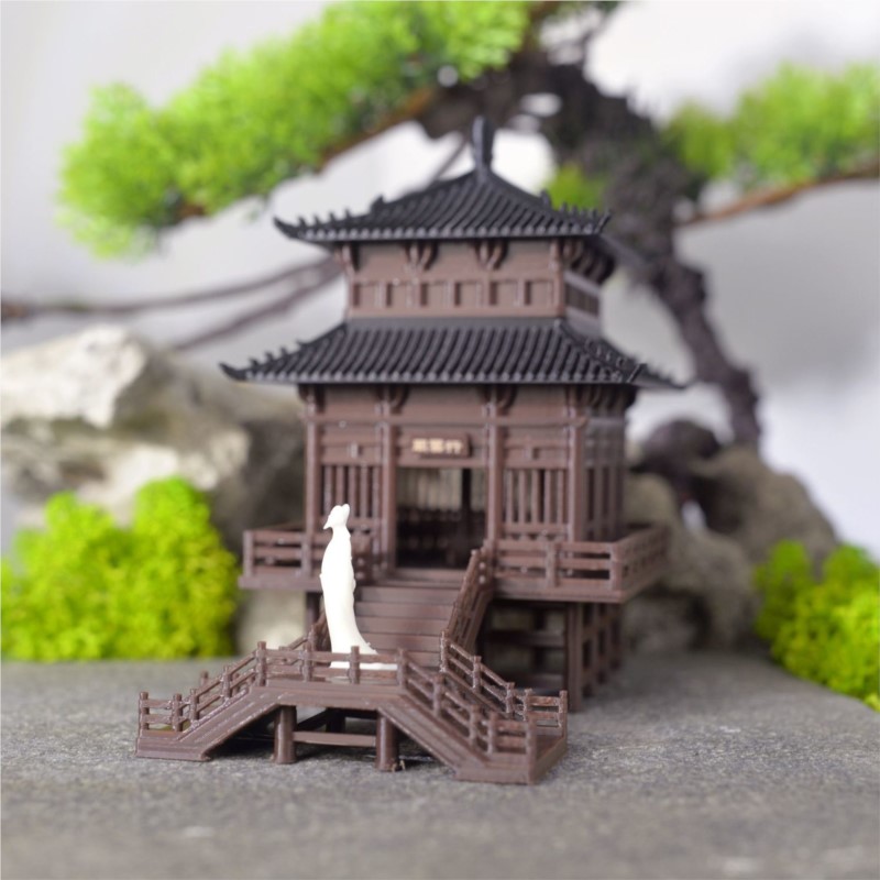 3D Printing Nyc - Retro Architecture Ornaments Pavilions Chinese Style
