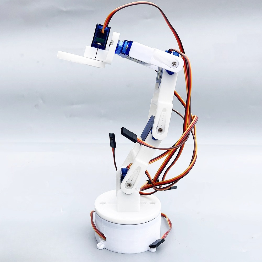 3D printed white six-axis robo - 3D Printing Robot Arm recension och pris