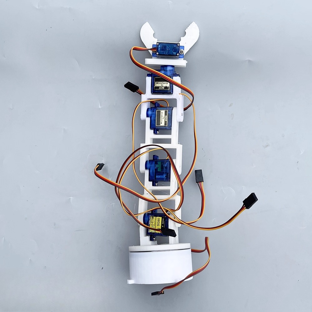 3D printed white six-axis robo - 3D Printing Robot Arm recension och pris