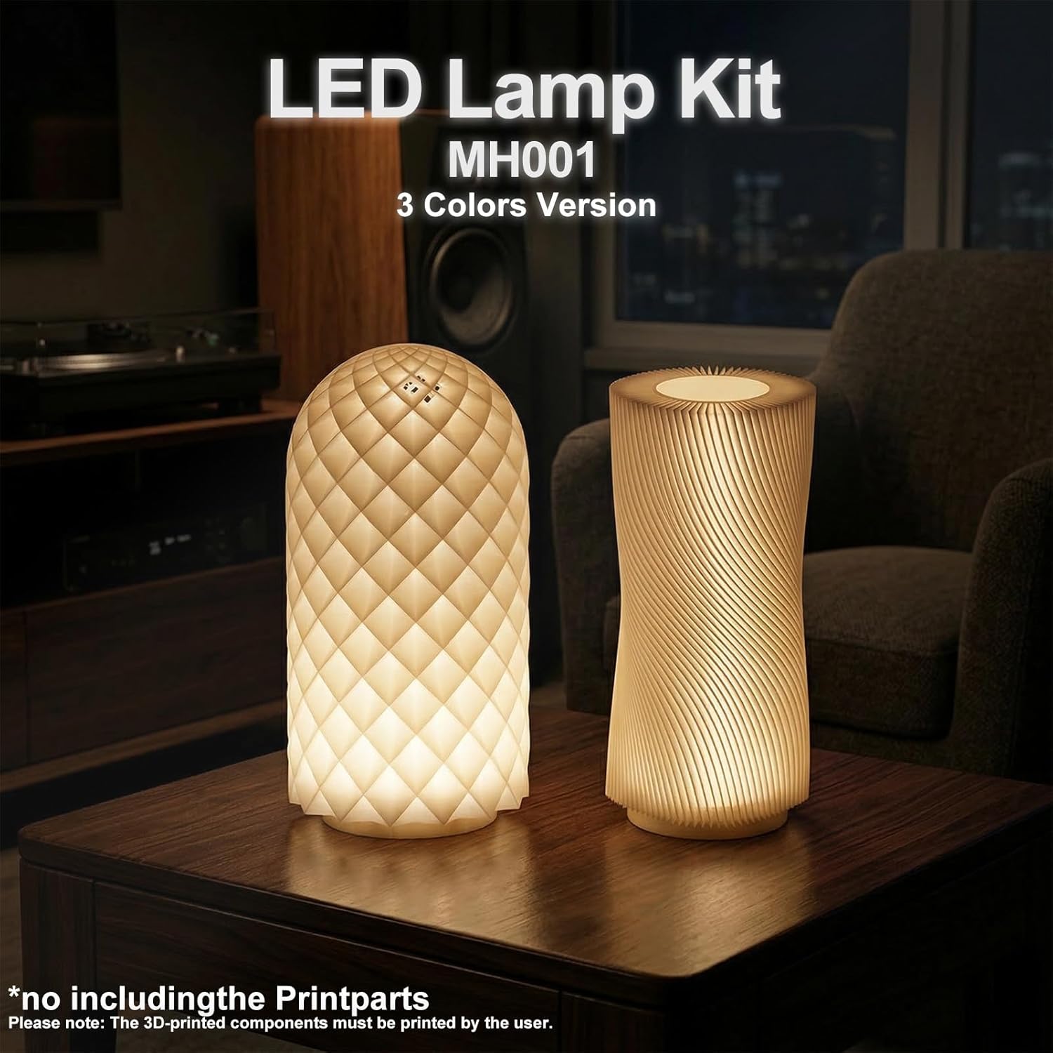 5PCS LED Lamp Kit 001 Three Co - 3D Printing Workshop recension och pris