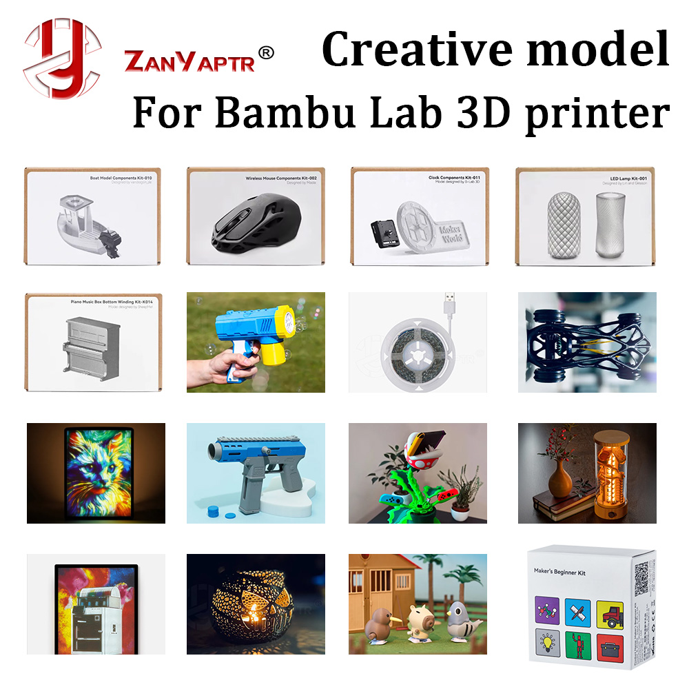 For Bambu Lab DIY Creative Mod - 3D Printing Workshop recension och pris