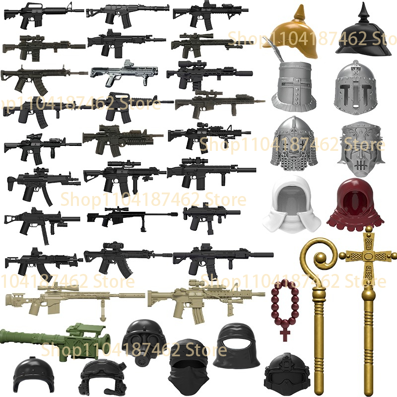 Military Soldiers Figure Equip - 3D Printing Lego Bricks recension och pris