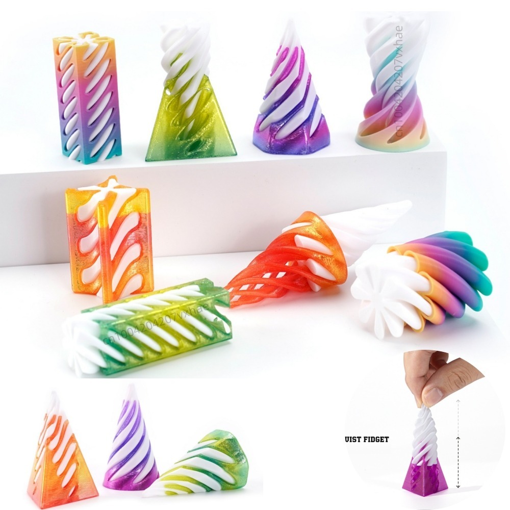3D Printed Helix Screw Rotatin - 3D Printing Nyc recension och pris