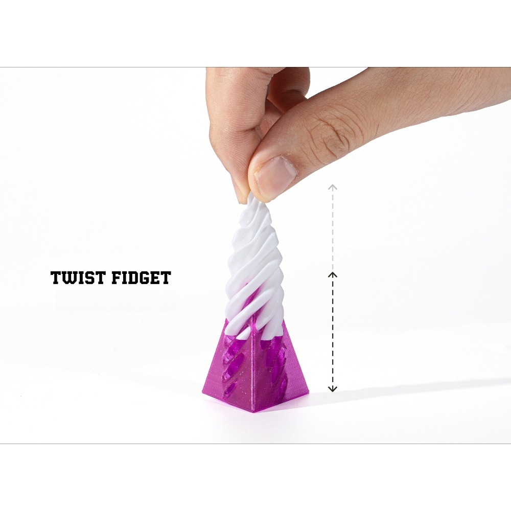 3D Printed Helix Screw Rotatin - 3D Printing Nyc recension och pris