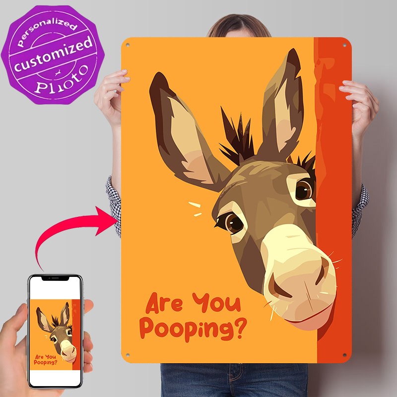 Funny Donkey Cartoon With Ques - 3D Printing Question recension och pris