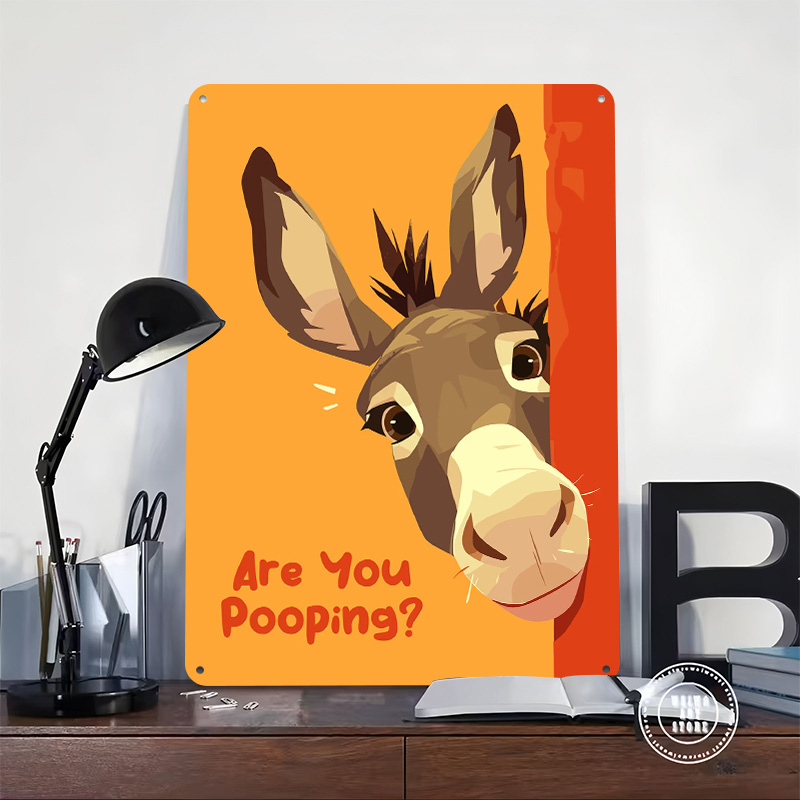 Funny Donkey Cartoon With Ques - 3D Printing Question recension och pris