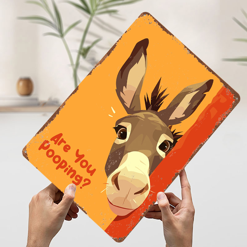 Funny Donkey Cartoon With Ques - 3D Printing Question recension och pris