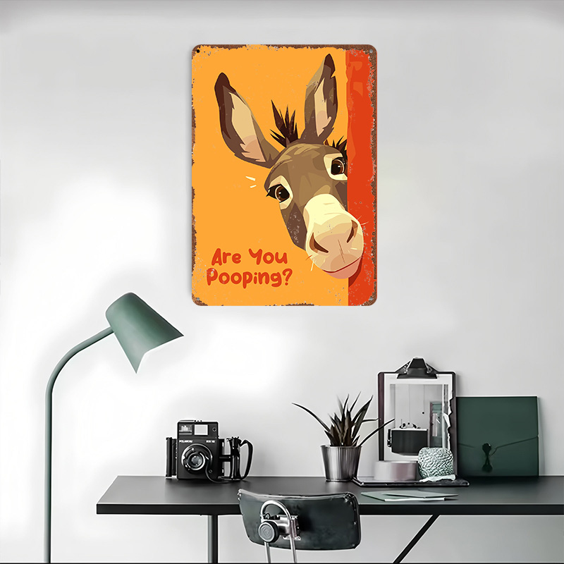 Funny Donkey Cartoon With Ques - 3D Printing Question recension och pris