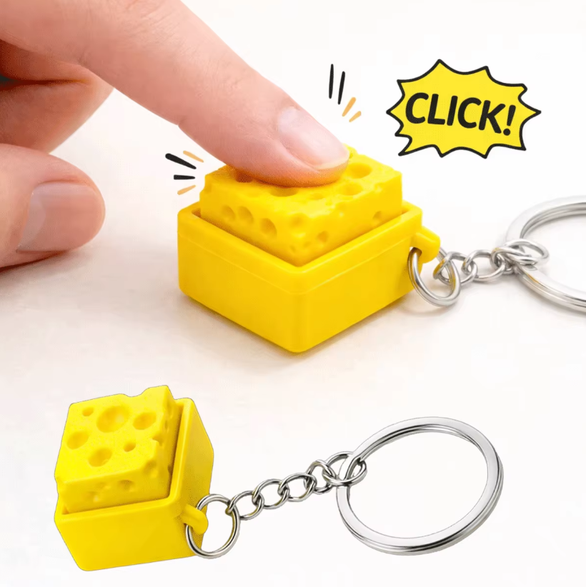3D Printed Mini Cheese Keyboar - 3D Printing Toys recension och pris