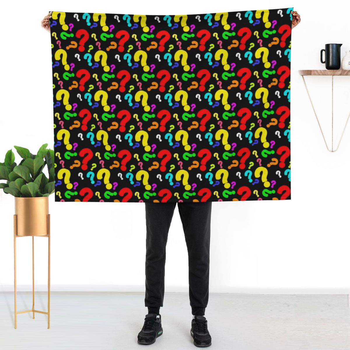 Colorful Question Mark Pattern - 3D Printing Question recension och pris