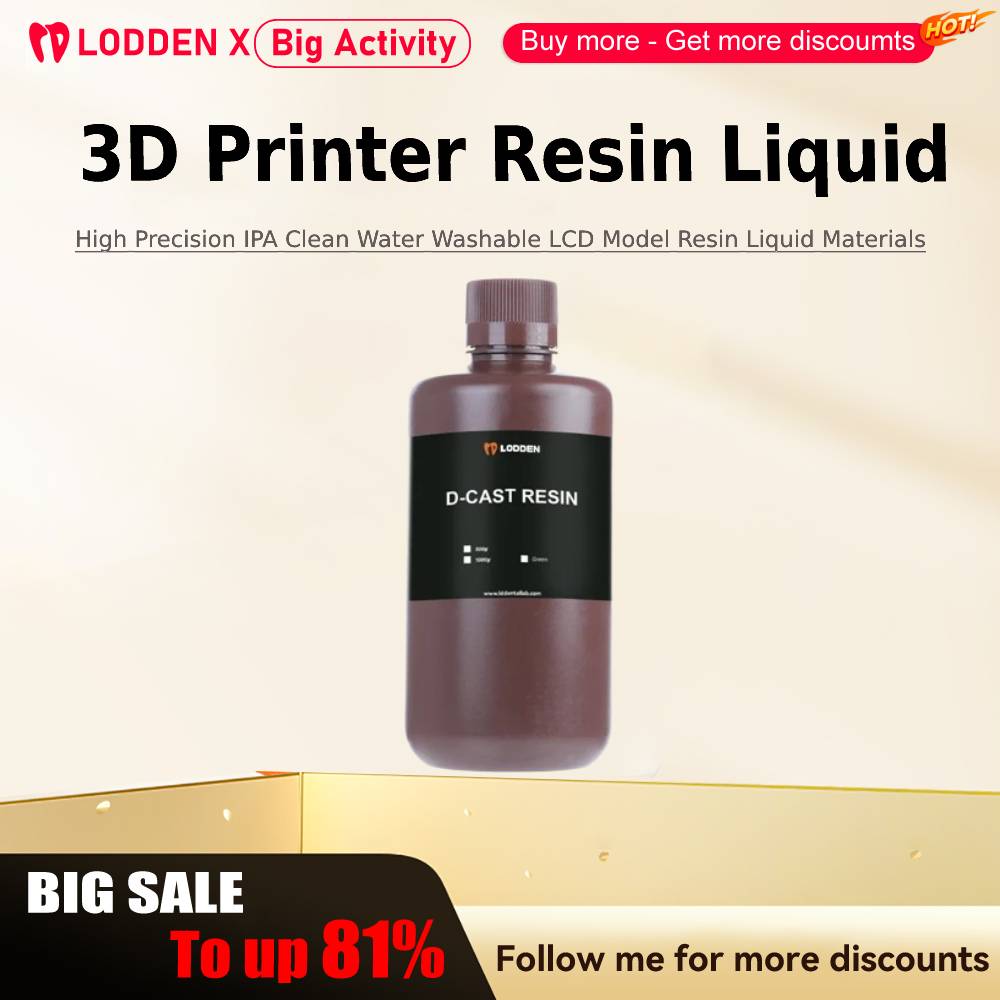 Lodden 3D Printer Resin Liquid - 3D Printing Xyz recension och pris