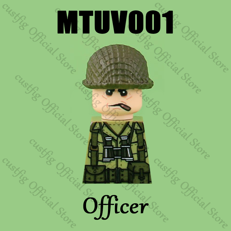 WW2 Soldier Figures Weapon 3D  - 3D Printing Lego Bricks recension och pris