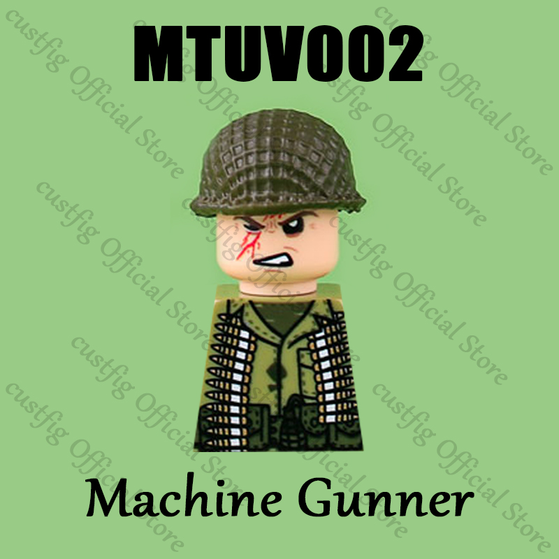 WW2 Soldier Figures Weapon 3D  - 3D Printing Lego Bricks recension och pris