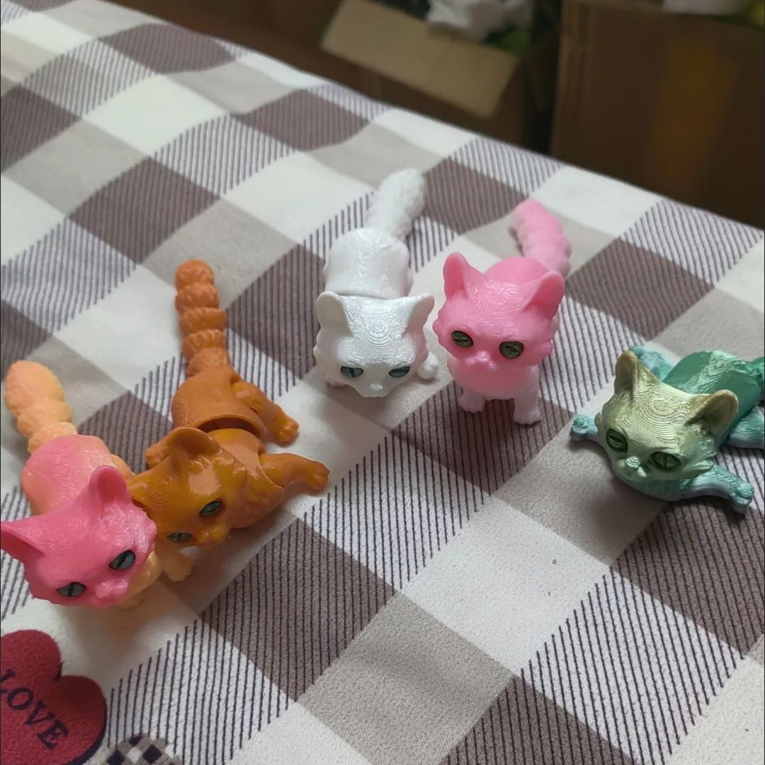 NEW 3D Printed Cat with Multip - 3D Printing Nyc recension och pris