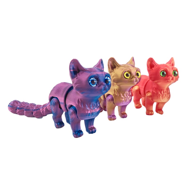 NEW 3D Printed Cat with Multip - 3D Printing Nyc recension och pris