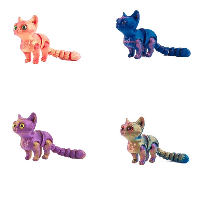 NEW 3D Printed Cat with Multip - 3D Printing Nyc recension och pris