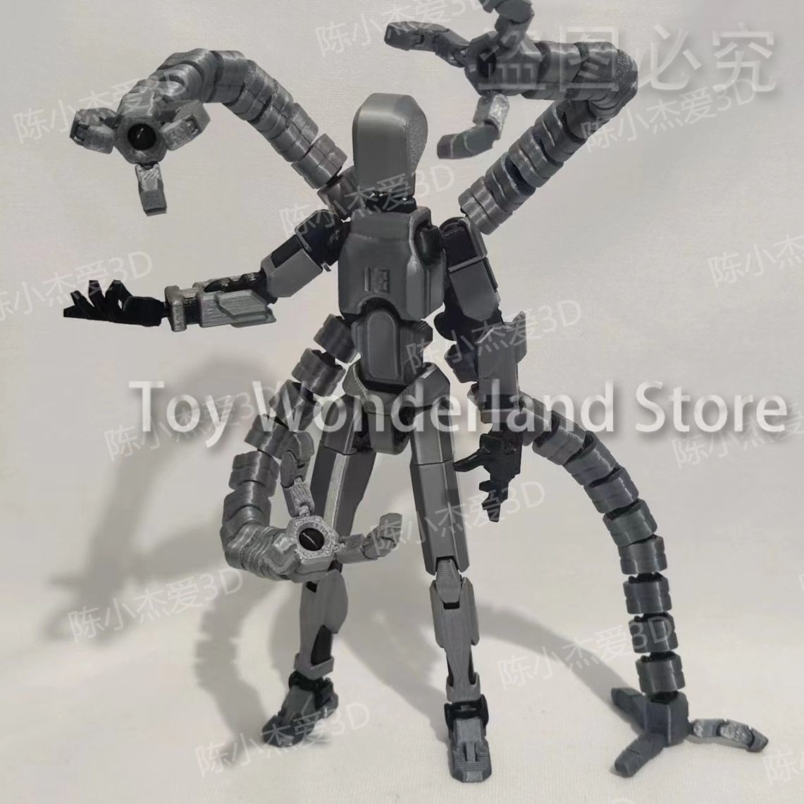 17CM Six Arms 3D Printed Manne - 3D Printing Robot Arm recension och pris