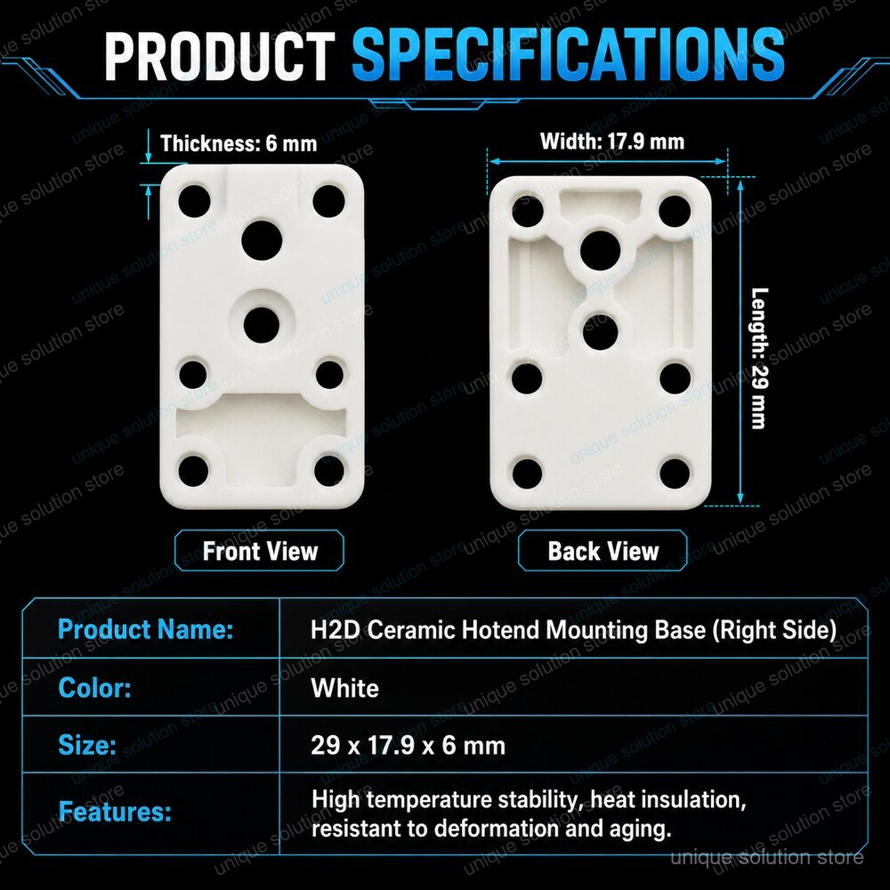 For Bambu Lab A1 Mini H2D Righ - 3D Printing Zirconia recension och pris