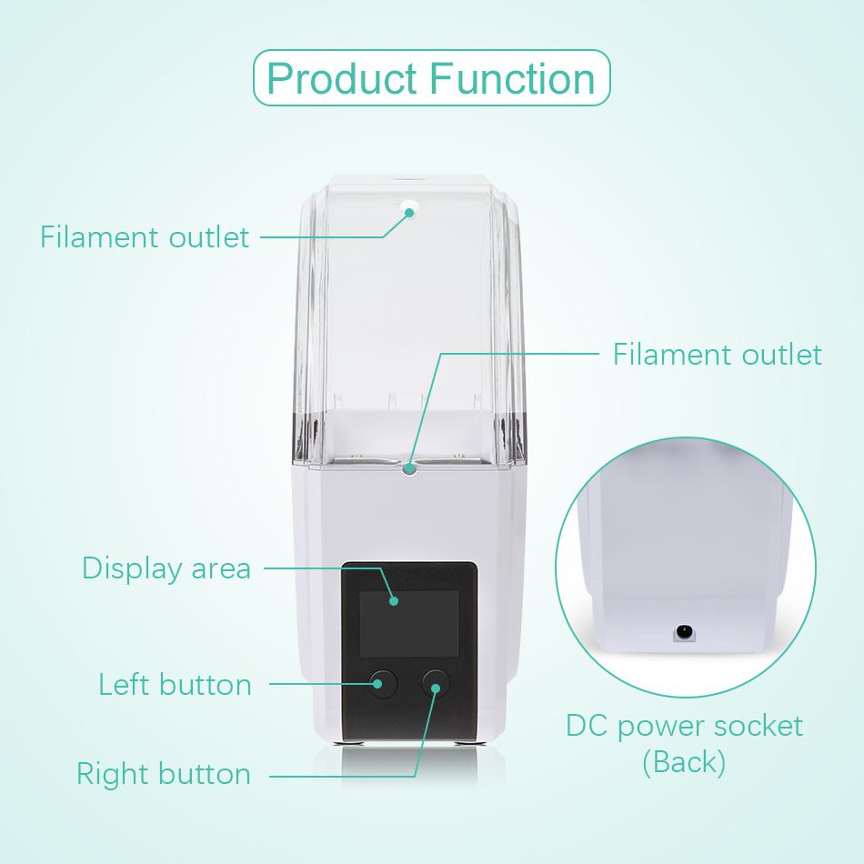 SUNLU Filament Dryer S1 Plus B - 3D Printing Xyz recension och pris