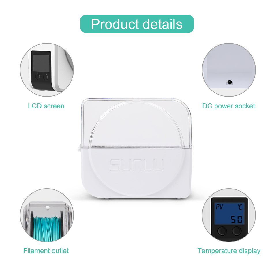 SUNLU Filament Dryer S1 Plus B - 3D Printing Xyz recension och pris