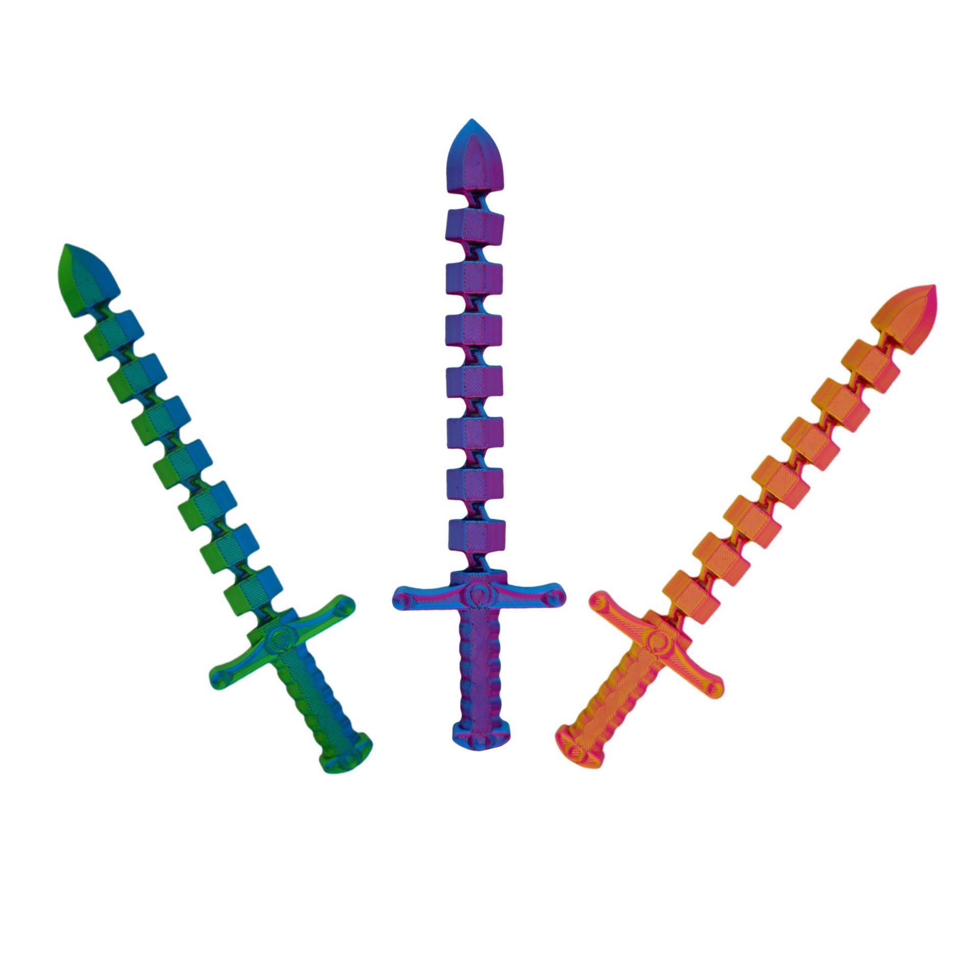 New 3D Printed Sword Movable J - 3D Printing Nyc recension och pris